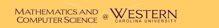 Mathematics and Computer Science at Western Carolina University