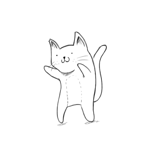 dancing cat